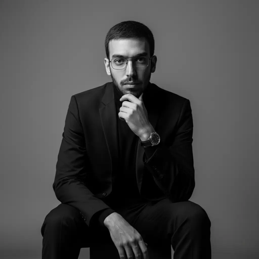 Portrait of Mohammad Hossein Alikhani, Computer Engineer and AI Researcher